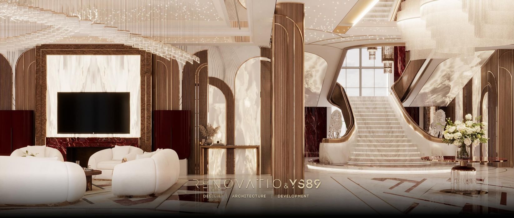Projects - Interior Design Of Houses - House 1280 Sq.m. - A photo  15