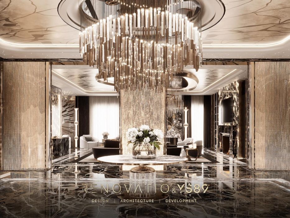 Проєкти - Дизайн Інтерєру Будинків - Будинок У Сучасному Лакшері Стилі 1280 Кв.м. - Фото 5