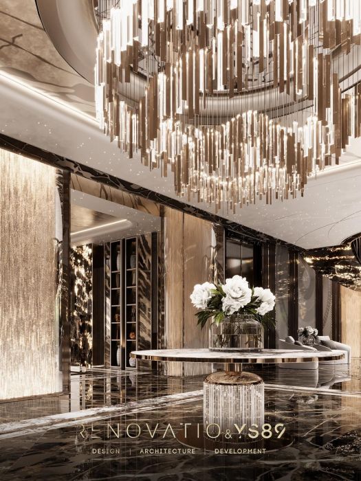 Проєкти - Дизайн Інтерєру Будинків - Будинок У Сучасному Лакшері Стилі 1280 Кв.м. - Фото 7