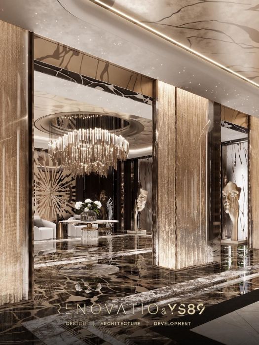 Проєкти - Дизайн Інтерєру Будинків - Будинок У Сучасному Лакшері Стилі 1280 Кв.м. - Фото 9