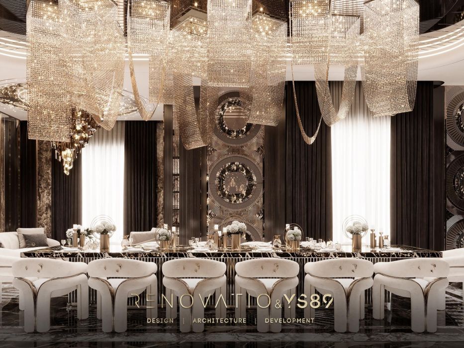 Проєкти - Дизайн Інтерєру Будинків - Будинок У Сучасному Лакшері Стилі 1280 Кв.м. - Фото 15