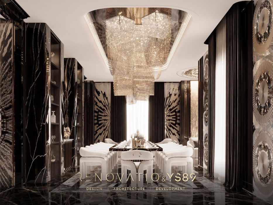 Проєкти - Дизайн Інтерєру Будинків - Будинок У Сучасному Лакшері Стилі 1280 Кв.м. - Фото 19