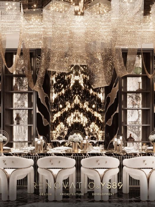 Проєкти - Дизайн Інтерєру Будинків - Будинок У Сучасному Лакшері Стилі 1280 Кв.м. - Фото 26