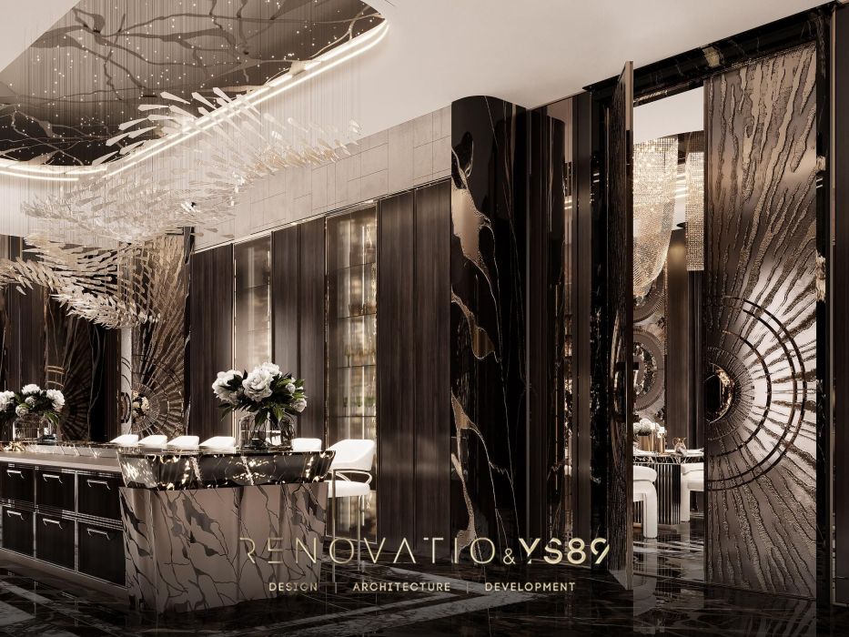 Проєкти - Дизайн Інтерєру Будинків - Будинок У Сучасному Лакшері Стилі 1280 Кв.м. - Фото 30