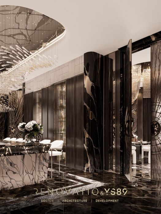 Проєкти - Дизайн Інтерєру Будинків - Будинок У Сучасному Лакшері Стилі 1280 Кв.м. - Фото 36