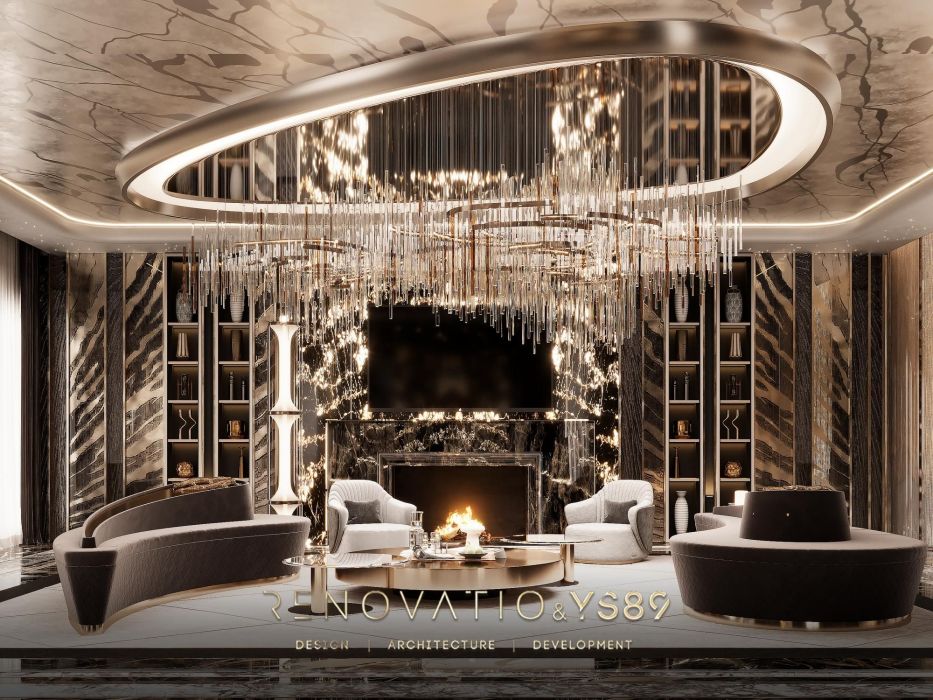 Проєкти - Дизайн Інтерєру Будинків - Будинок У Сучасному Лакшері Стилі 1280 Кв.м. - Фото 48