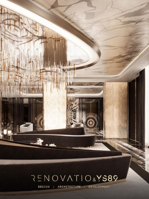 Проєкти - Дизайн Інтерєру Будинків - Будинок У Сучасному Лакшері Стилі 1280 Кв.м. - Фото 49