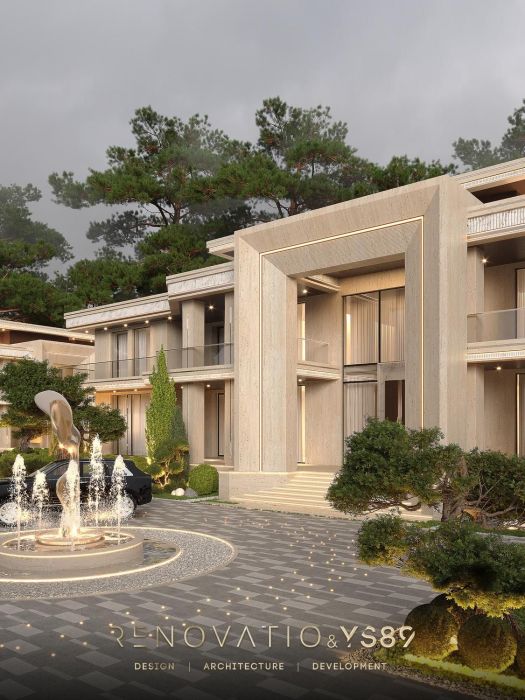 Projects - Interior Design Of Houses - House 4000 Sq.m. - A photo  17