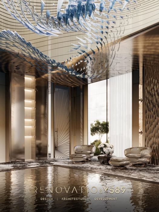 Проєкти - Дизайн Інтерєру Будинків - Спа В В Будинку З Спортзалом, Басейн - Фото 12