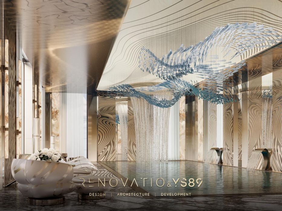 Проєкти - Дизайн Інтерєру Будинків - Спа В В Будинку З Спортзалом, Басейн - Фото 14