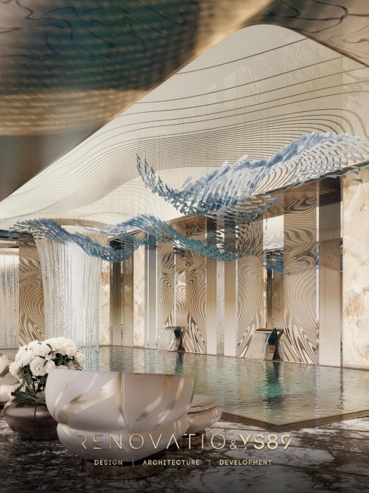 Проєкти - Дизайн Інтерєру Будинків - Спа В В Будинку З Спортзалом, Басейн - Фото 15