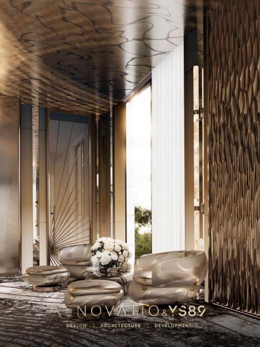 Проєкти - Дизайн Інтерєру Будинків - Спа В В Будинку З Спортзалом, Басейн - Фото 21