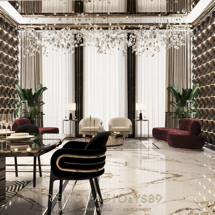 Projects - Interior Design Of Houses - House, Banquet Hall - A photo  6