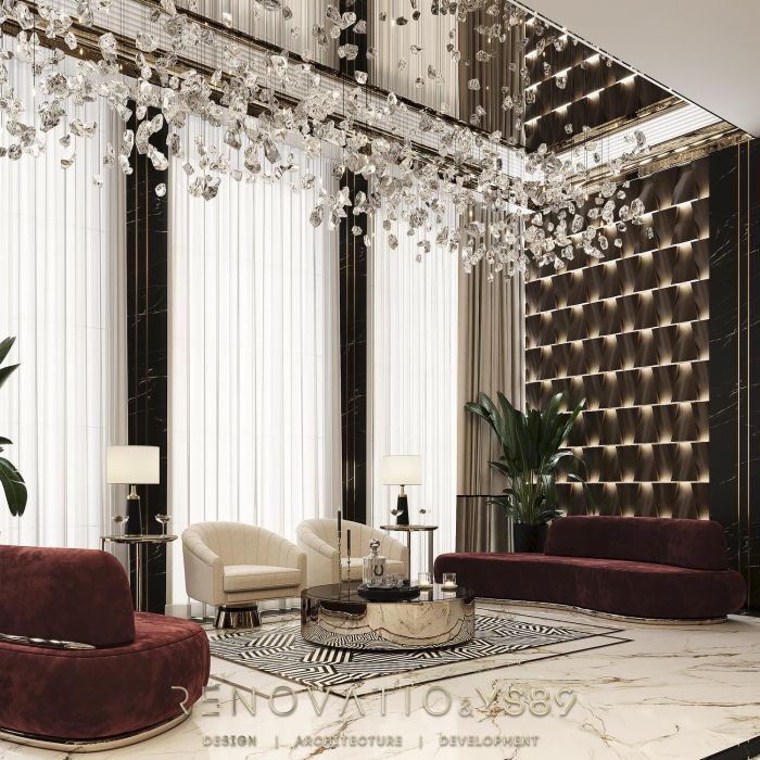 Projects - Interior Design Of Houses - House, Banquet Hall - A photo  8