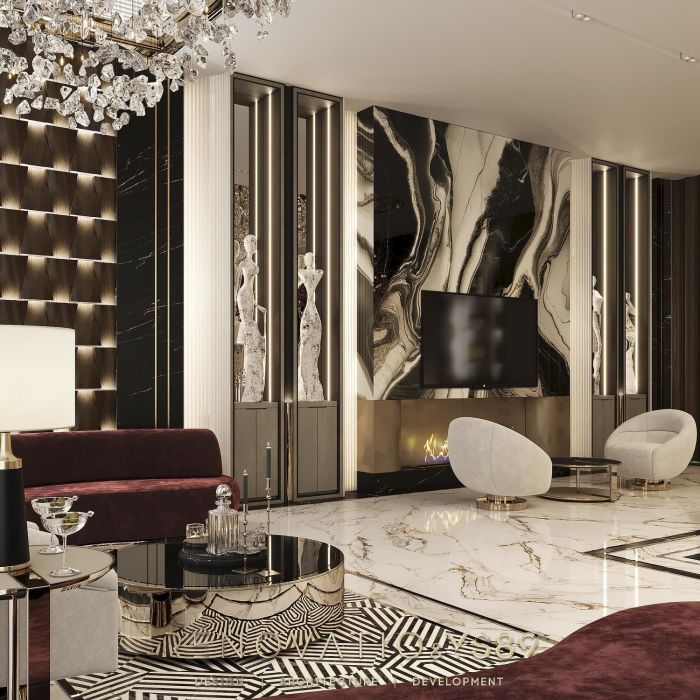 Projects - Interior Design Of Houses - House, Banquet Hall - A photo  9